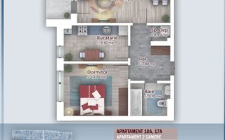 AP. 2CAM. DECOMANDAT ETAJ 2/4. BLOC IN CURS DE FINALIZARE! - Poză 1