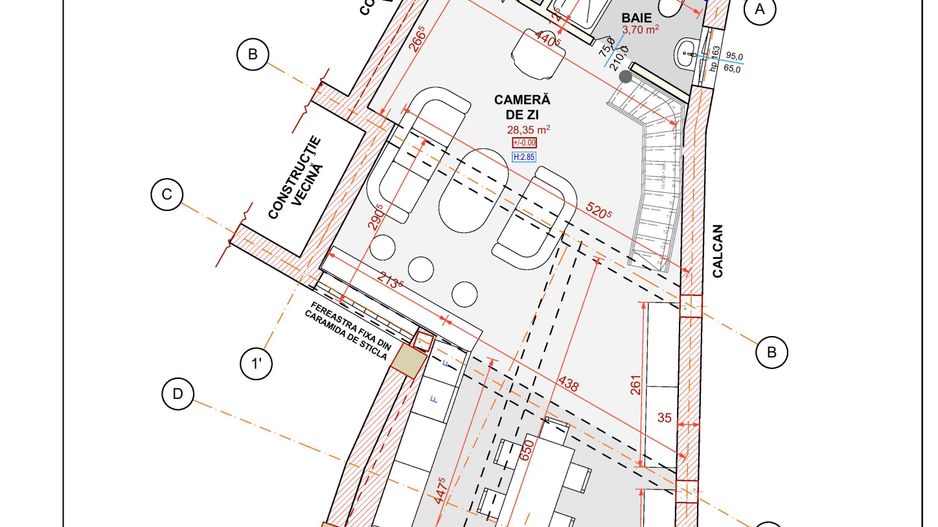 Teren ultracentral cu proiect si aut. de construcție–oportunitate rara - Poză 5