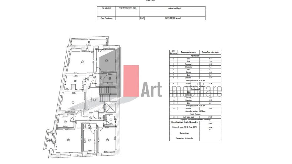 Cladire de inchiriat|Apartamente/birouri - Zona Gara de Nord/Polizu - Poză 17