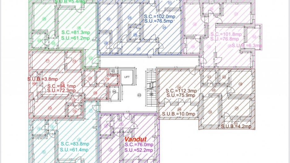 Inel II - Complex Primo Residence - Apartamente cu 2, 3 si 4 camere la cheie, bloc finalizat. - Poză 35