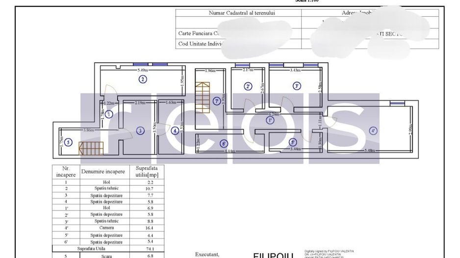 INCHIRERE VILA SPATIU COMERCIAL BIROU CLINICA TITULESCU BANU MANTA 600MP 8 CAMER - Poză 5