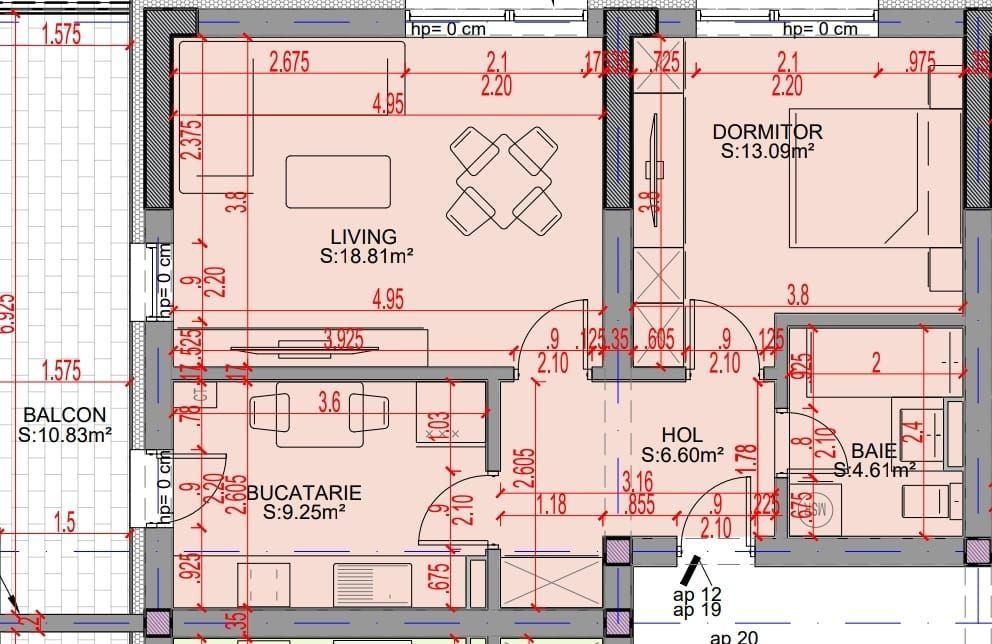 Oferta Lansare 2 camere bloc boutique  parcul Teilor - Schiță 6