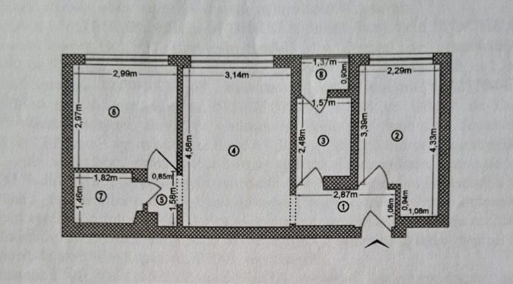 Apartament compact de vanzare, trei camere,  Apusului, 0% comision cumparator - Poză 14