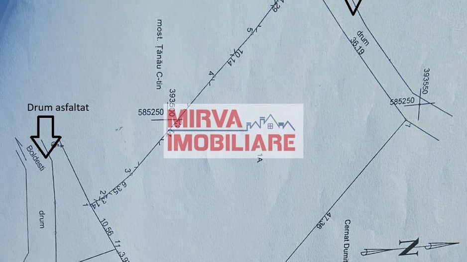 Teren intravilan 1.000 mp – Seciu, 2 deschideri, Priveliște panoramica - Poză 3