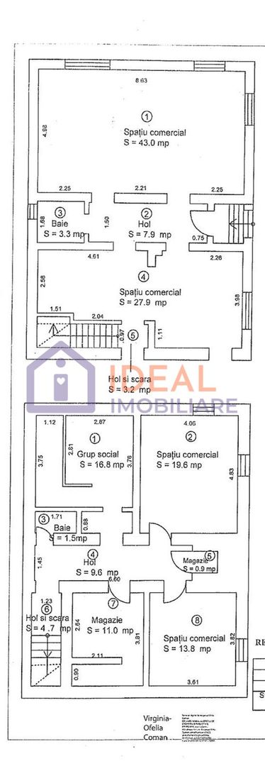 Spatiu Comercial cu vitrina la strada, Calea Dumbravii - Schiță 19