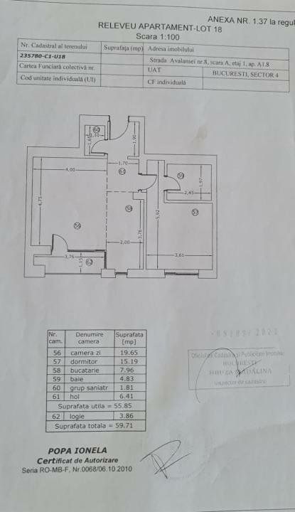 Ap 2 cam Bloc Nou 2023 Timpuri Noi Piata Unirii langa metrou parcare subterana - Poză 16