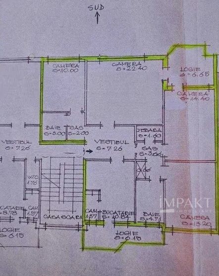 Apartament 4 camere, cartierul Gheorgheni! - Schiță 16