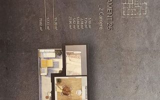 Apartament premium cu 2 camere, 73 mp, etaj 6, construcție 2025. - Poză 6