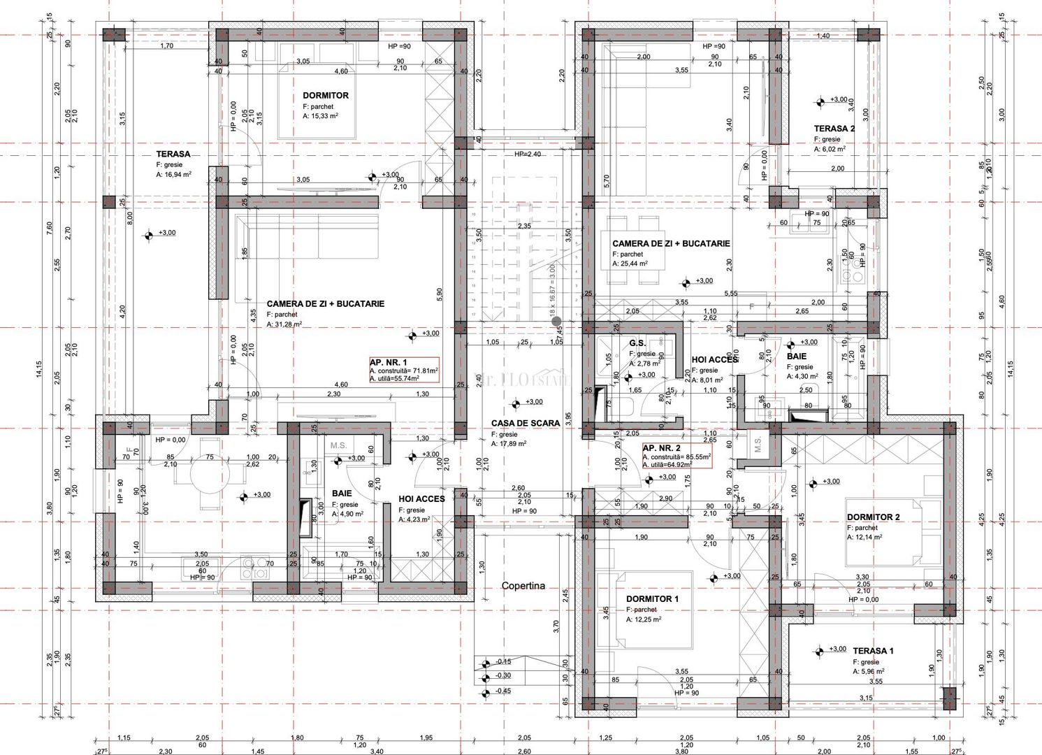 Apartament de vanzare 2 camere – Bucovat - Poză 3
