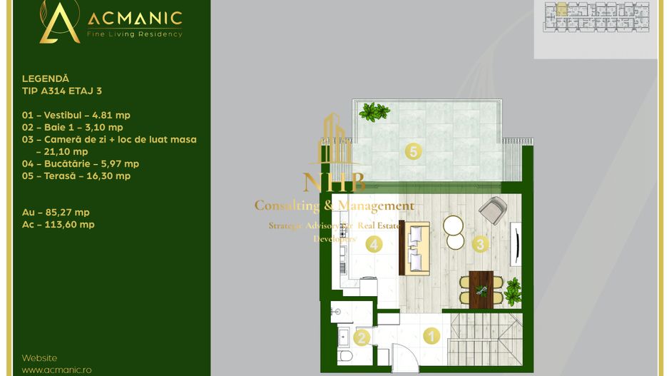 Apartament 3 Camere, Iancu Nicolae, Padurea Baneasa - Poză 4
