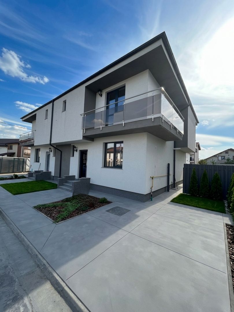 Duplex nou, teren - 255 mp, 2 locuri de parcare, Otopeni - Poză 1