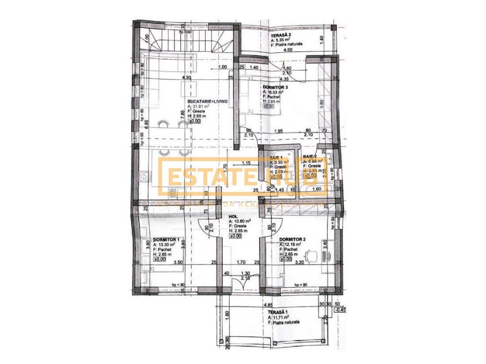 Casă pe un singur nivel, 5 camere, 400 mp teren, Apahida - Poză 2