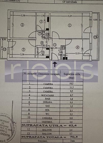VANZARE 3 CAMERE DECOMANDAT DRISTOR - Poză 18