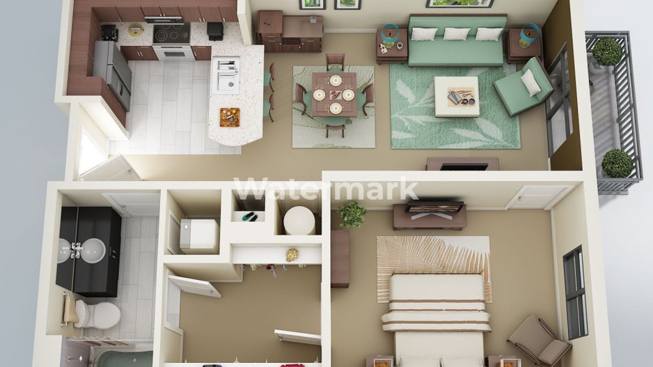 2 camere | bloc nou finalizat | zona Rosetti vino la vizionare - Schiță 4