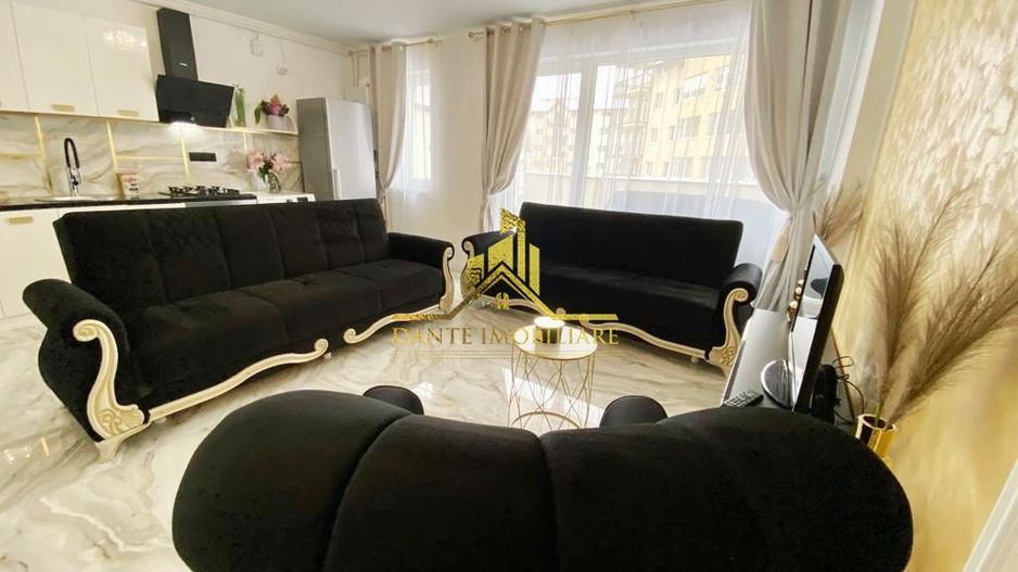 2 camere, mobilat lux, bloc nou, terasa, Floresti, Florilor - Poză 1