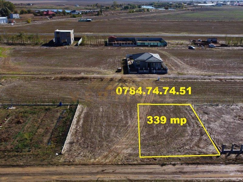 Teren cu gaz si curent - comuna Berceni - Poză 3