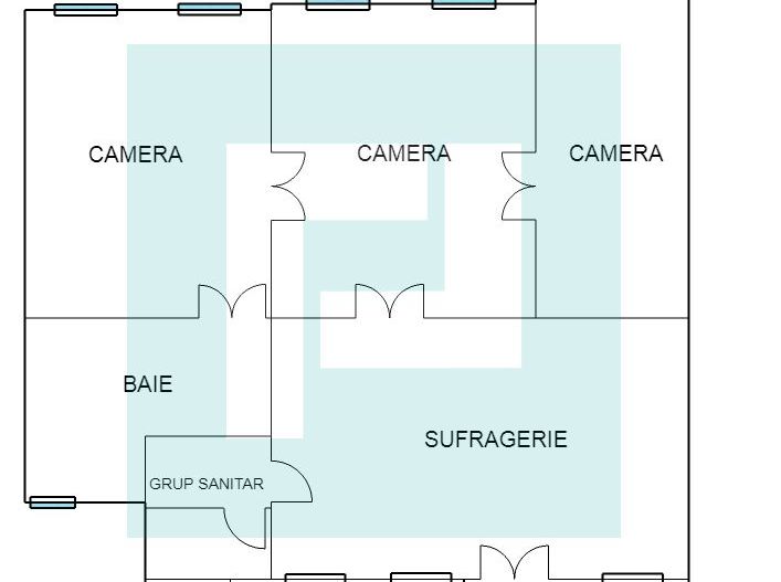 Apartament deosebit cu 4 camere, strada Cloșca - Poză 9