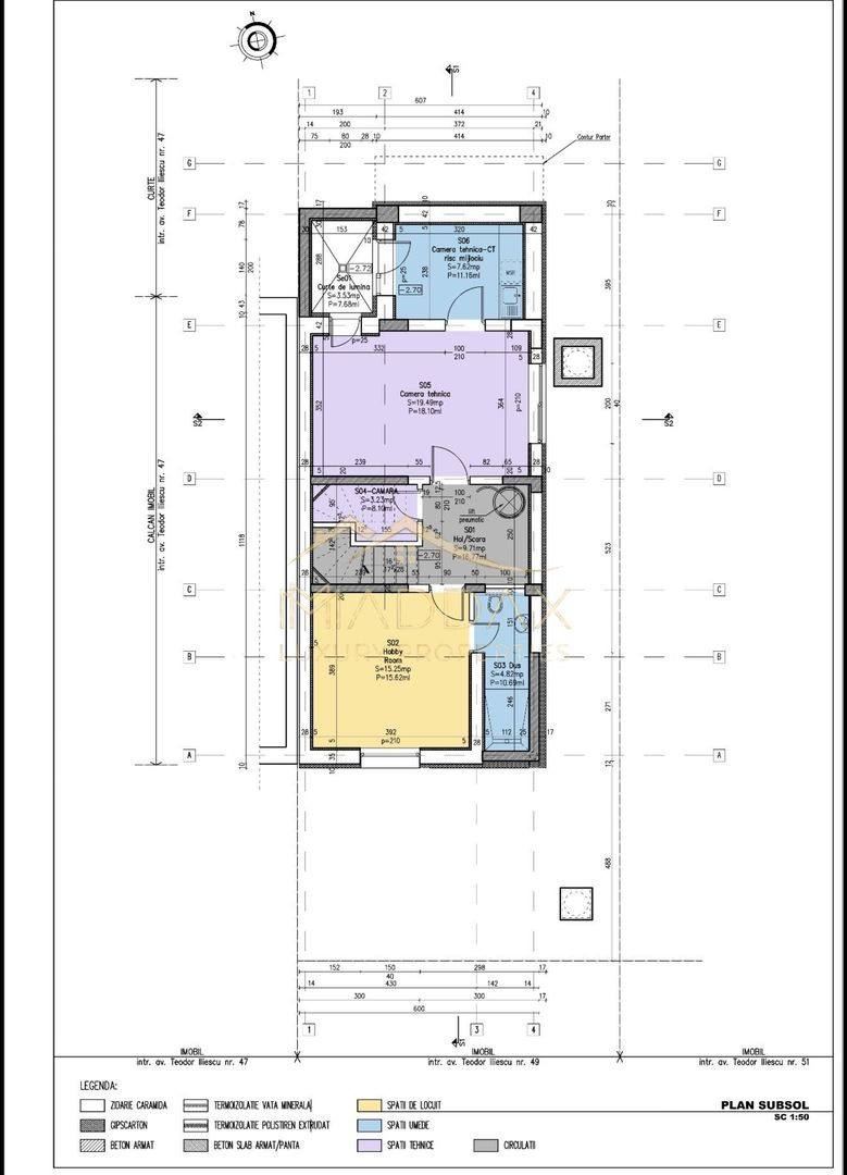 Vila Unica Noua cu 8 camere *300mp* /fotovoltaice si pompa cladura// Dorobanti - Schiță 42