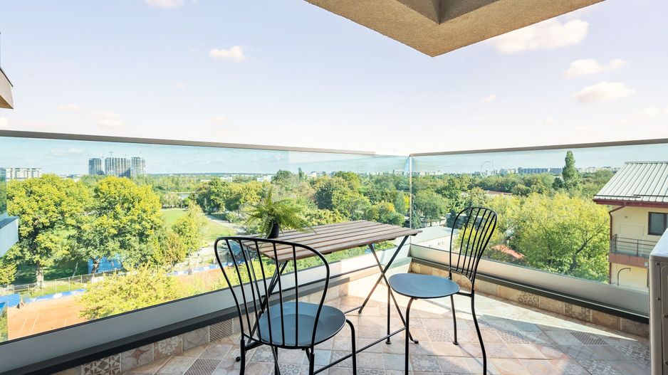 COMISION 0%-Apt 3 camere 75mp superb complet mobilat/utilat vedere lac ParcVerdi - Poză 6