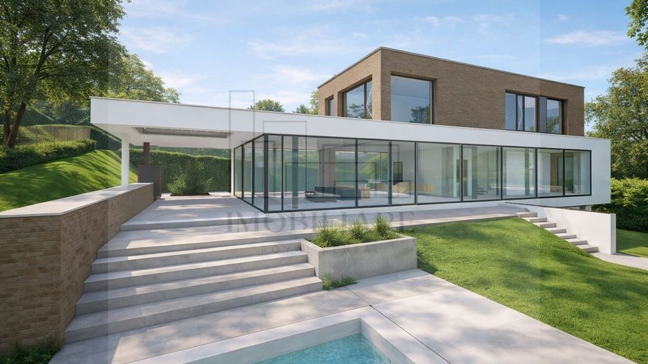 Teren intravilan cu proiect de casă și piscină – zonă exclusivistă Sălicea - Poză 1