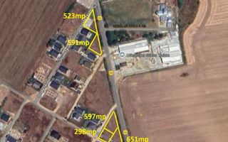 Teren 523 mp, stradal Mega 1, Berceni/ Vidra - Poză 1