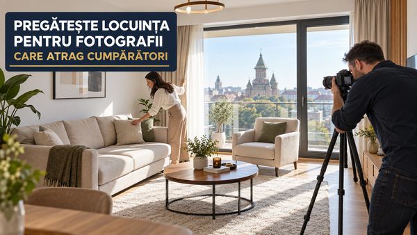 Cum pregatesti locuinta pentru fotografii care atrag cumparatori