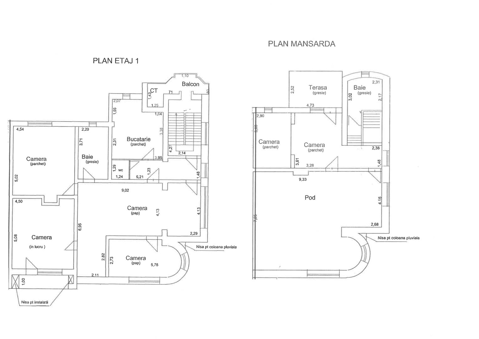 OPORTUNITATE | Apartament la Casa | 160 MP+Pod | Mehala | Comision 0% - Schiță 24