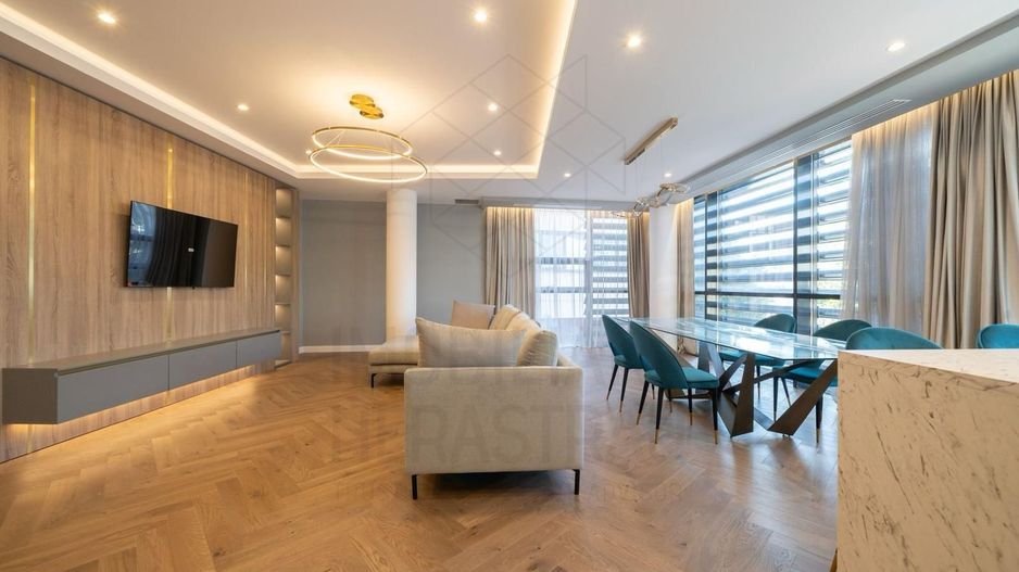 Herastrau apartament 3 camere 120 mp prima închiriere - Poză 1