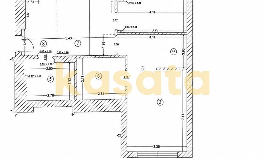 Apartament 3 camere | 106 mp | City Center Residence – Parcul Carol | - Schiță 21