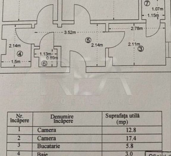Apartament 2 camere zona Camil Ressu - RM Sarat - Poză 8