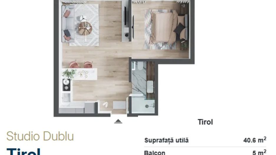 Apartamente de vanzare, tip studio, 2,3 camere Green Residence, Oradea - Poză 6