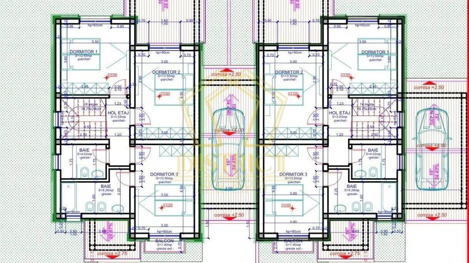 Duplex superb cu 5 camere despartit prin garaj | Dumbravita - Poză 14
