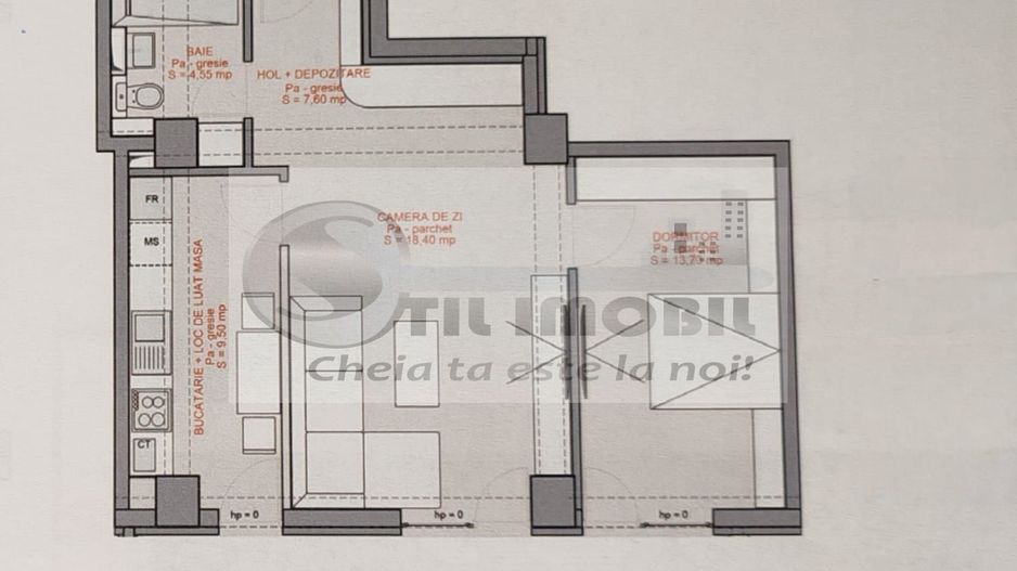 Ap. cu 2 camere,  60.7mp, Bucium-Predare Septembrie 2025 - Poză 5
