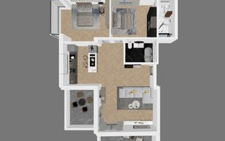 Penthouse cu Vedere Panoramica si Linistea Padurii | Terra, Floresti - Poză 2