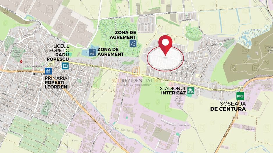 Teren intravilan de vanzare, 1705 mp, Popesti Leordeni - Poză 4