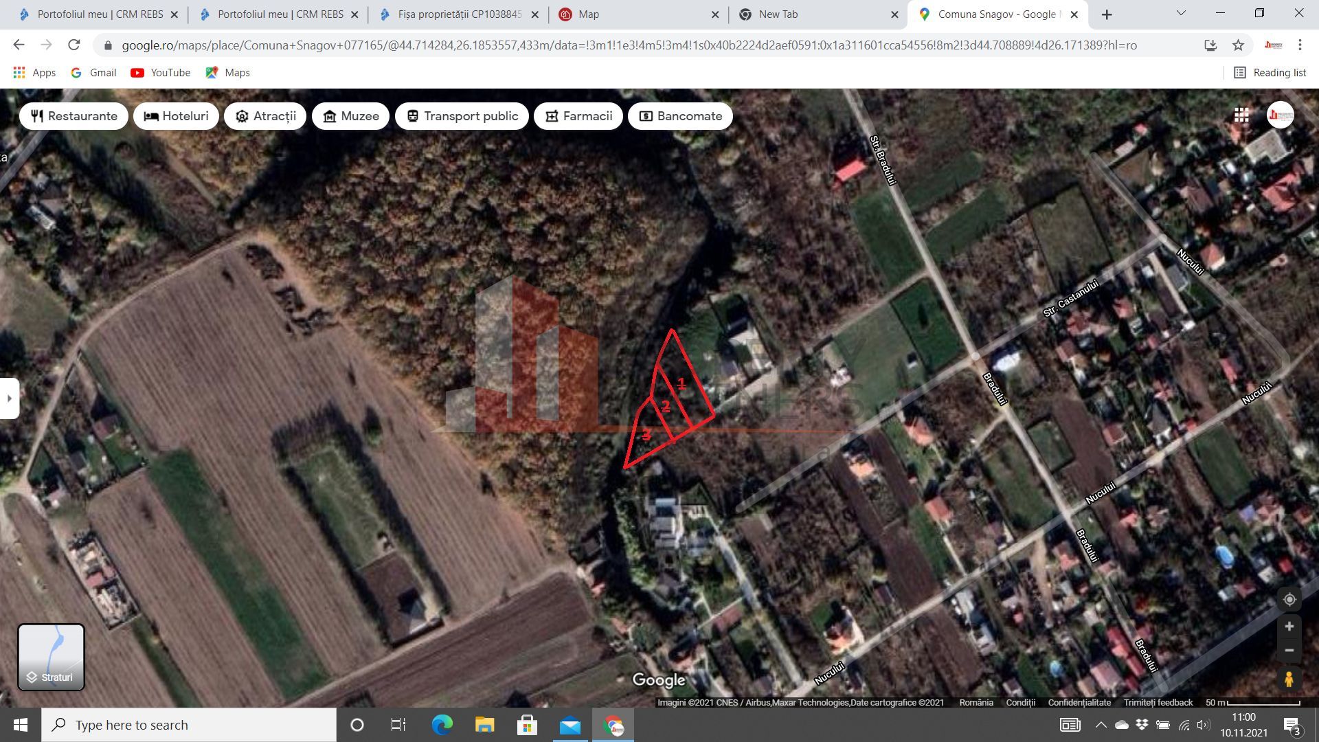 Teren intravilan cu deschidere la lacul Snagov - Poză 1