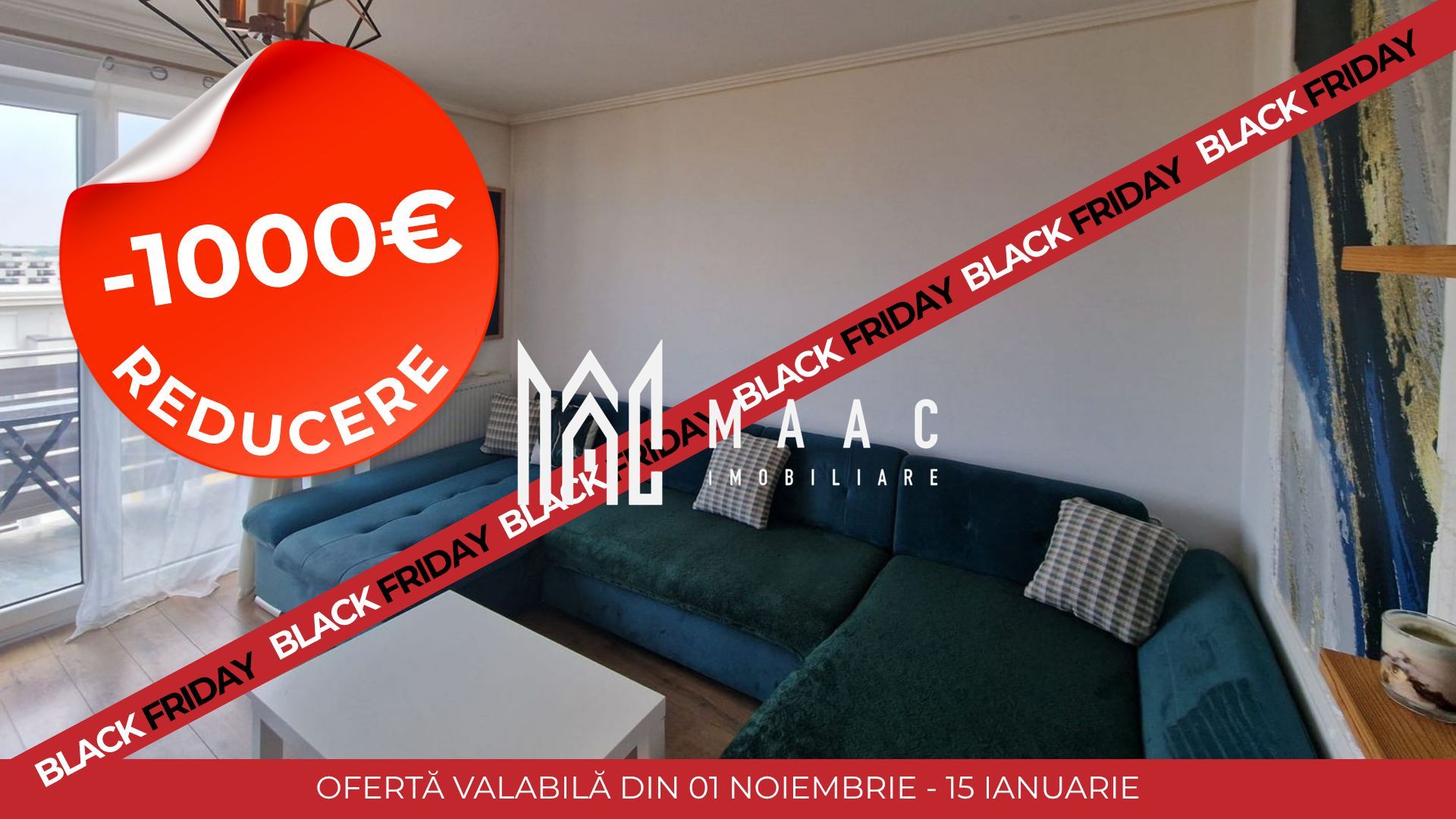 BLACK FRIDAY | Apartament 3 Camere  | 72mp Utili | Avantgarden - Poză 1