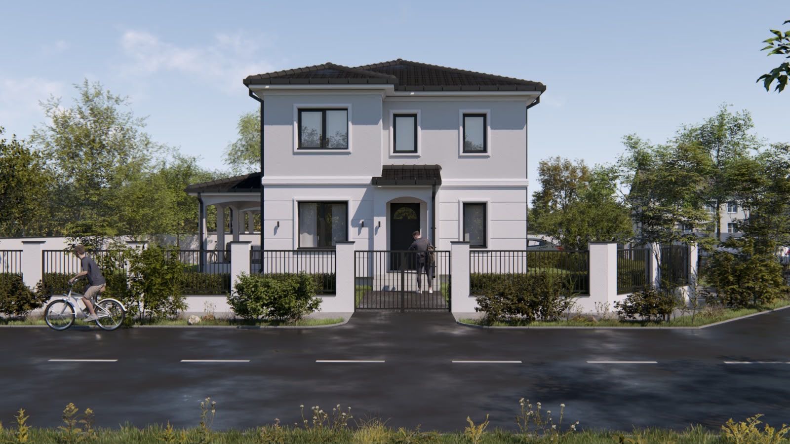 TEREN CU AC PENTRU CASA P+ E CU 2 APARTAMENTE - Poză 2