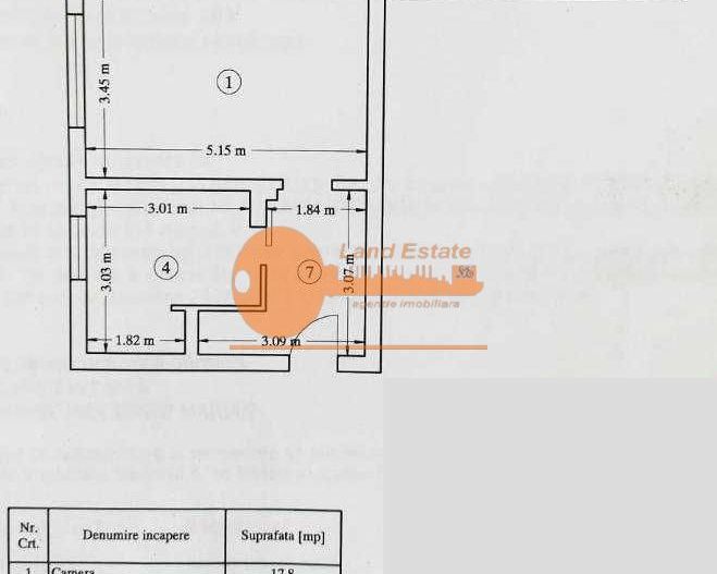 Apartament de 3 camere cu centrala la 600m de metrou Piata Sudului - Poză 7
