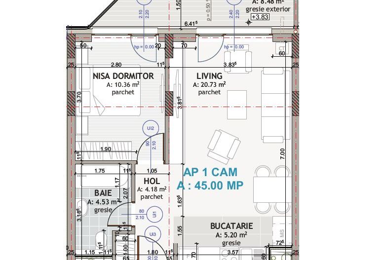 Apartament 2 camere I Ansamblul Eroilor I Floresti - Poză 9