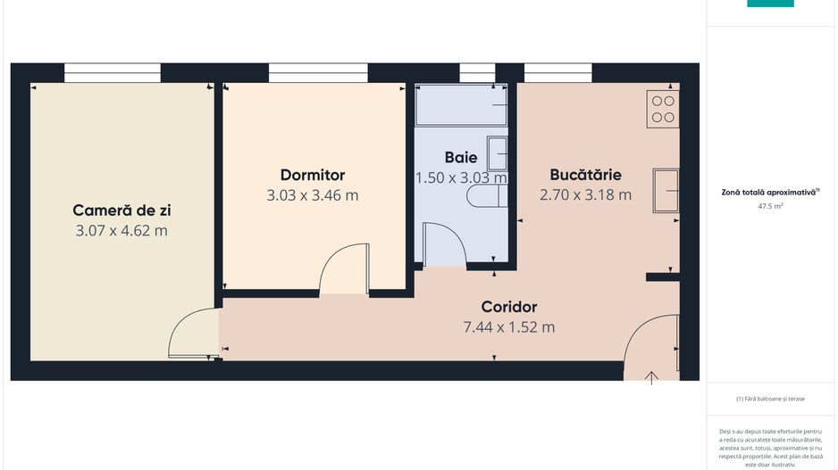 Apartament 2 camere | Șagului | mobilat și utilat - Poză 10