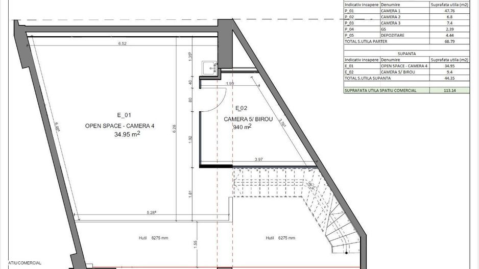 Spațiu Comercial 113mp,Chiriaș 2900€/lună,7 min de Victoriei,Proprieta - Poză 3