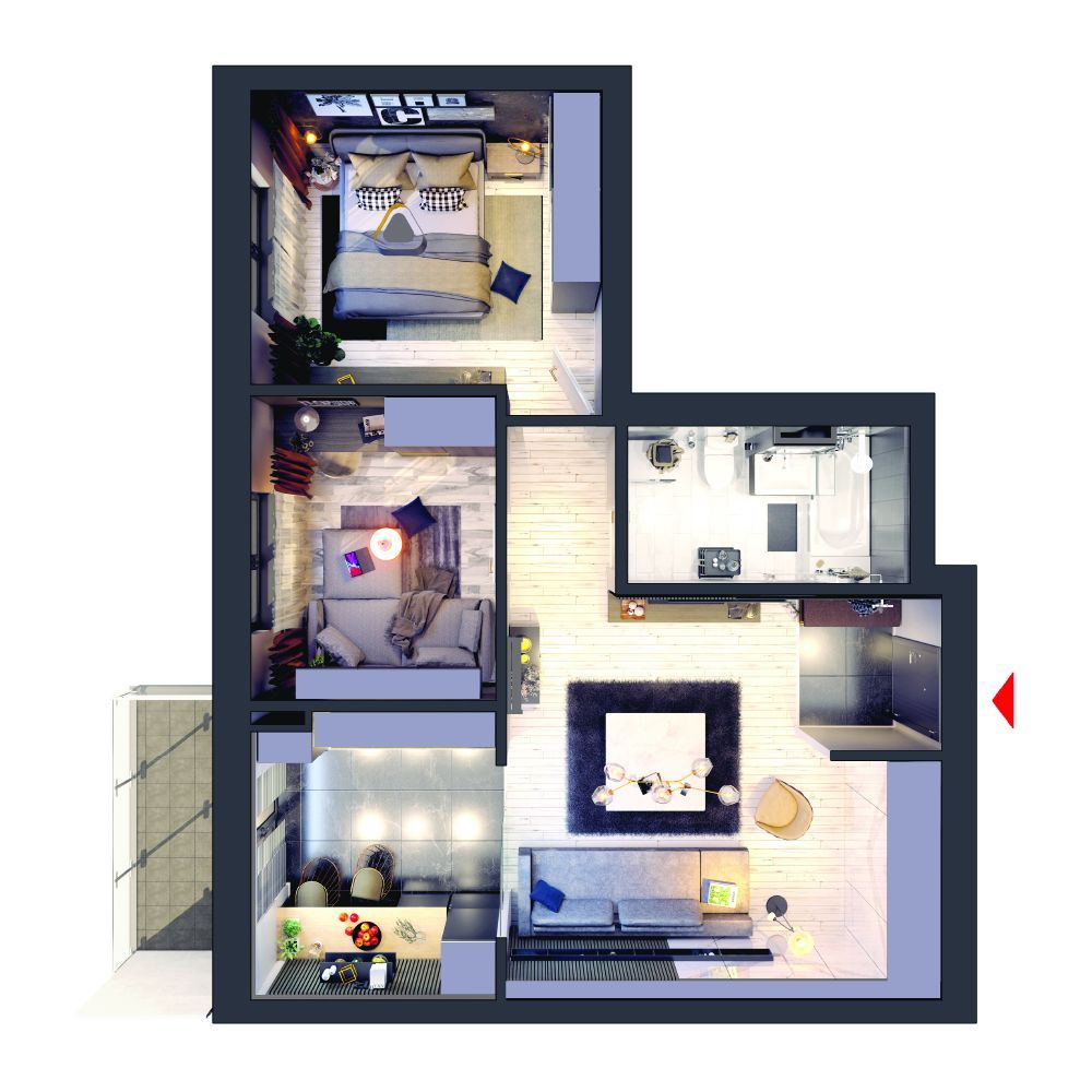 APARTAMENT 3 CAMERE | PALLADY | METROU NICOLAE TECLU - Poză 8