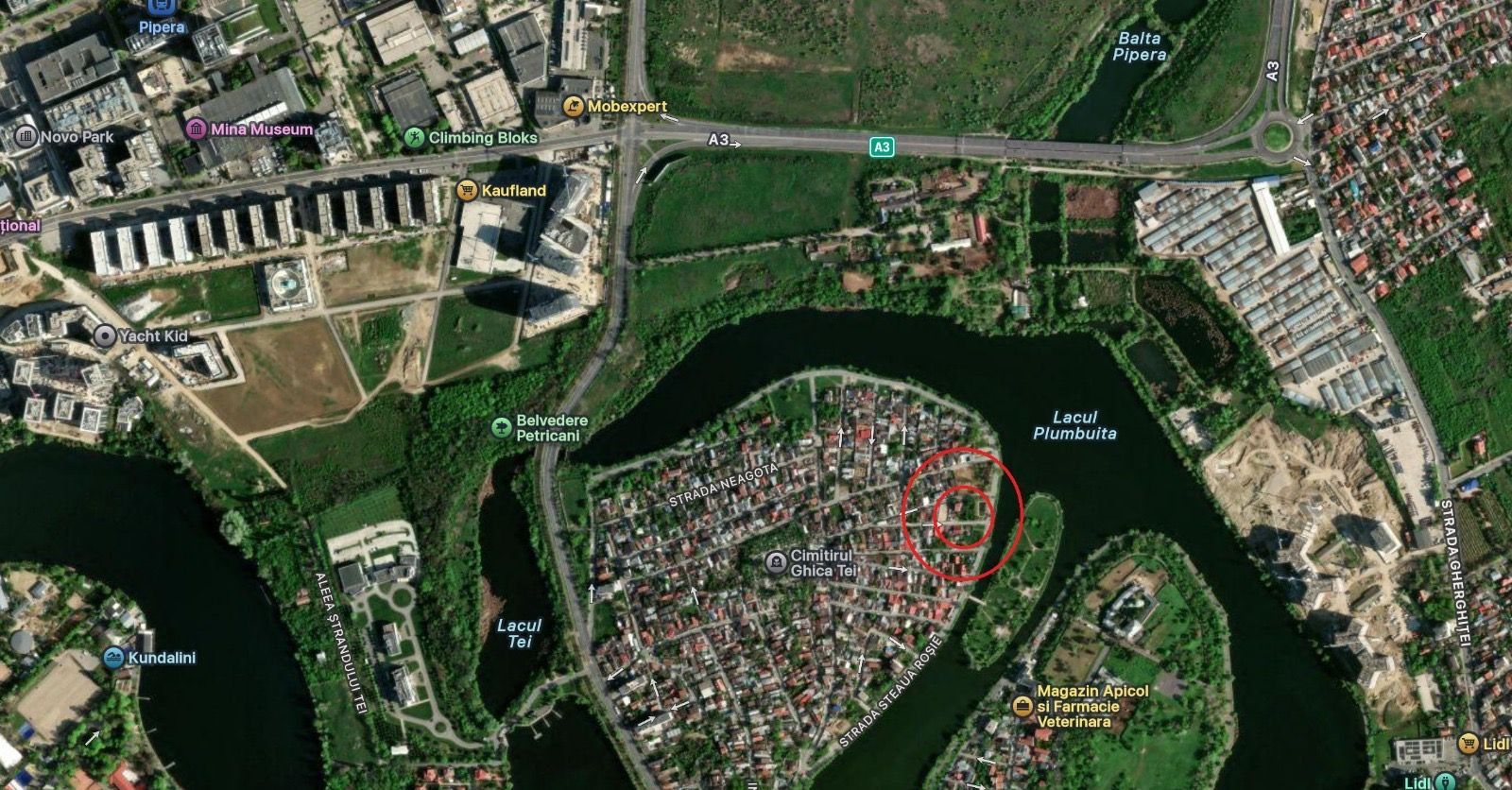 TEREN CONSTRUCTIE CASA ZONA TEI - LAC PLUMBUITA - Poză 2