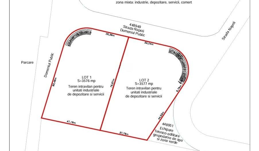 Teren industrial cu acces la centura - Poză 3