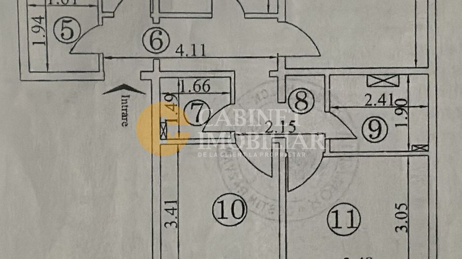 4 Camere Decomandat  - Etaj 1 - Zona Galata/ Biserica Galbena - Poză 5