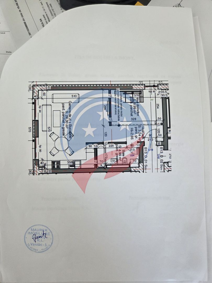 Apartament 2 camere | Complex Maurer, | Ideal - locuință,  birou sau investiție - Poză 13