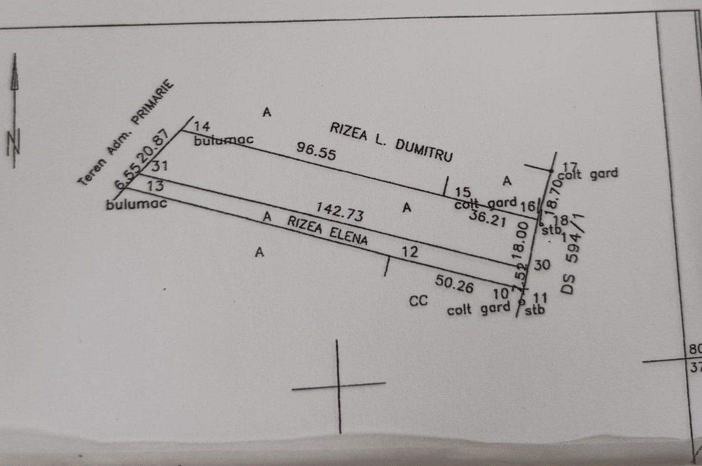 Vanzare teren intravilan cu dubla deschidere - Sacuieni - Poză 1