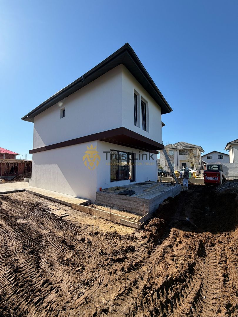 Casă individuală modernă de vânzare – Berceni 4 camere 290 mp curte - Poză 5