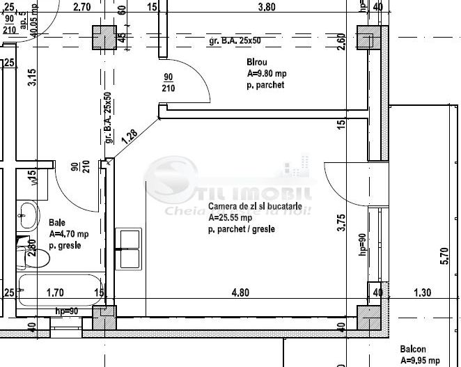Apartament 2 camere decomandat|Rediu|85.800€ | 21% TVA - Poză 4